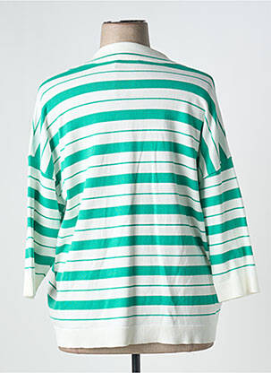 Pull stretch manches 3/4 vert OLSEN femme