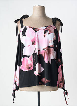 Top stretch manches longues noir FRANK LYMAN femme