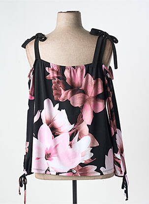 Top stretch manches longues noir FRANK LYMAN femme