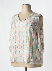 Blouse beige ANDAMIO pour femme seconde vue