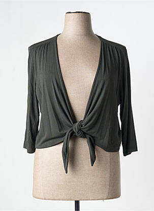 Gilet manches longues gris OLSEN pour femme