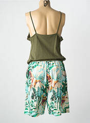 Combishort vert CONCRETO pour femme seconde vue