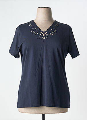 T-shirt bleu FRANCE RIVOIRE pour femme