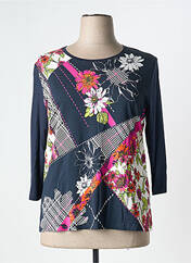 T-shirt bleu FRANK WALDER pour femme seconde vue