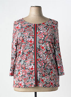 T-shirt rouge FRANK WALDER femme