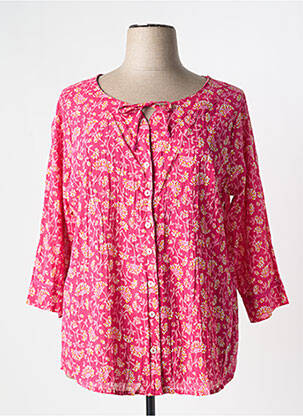 Tunique manches longues rose AGATHE & LOUISE pour femme