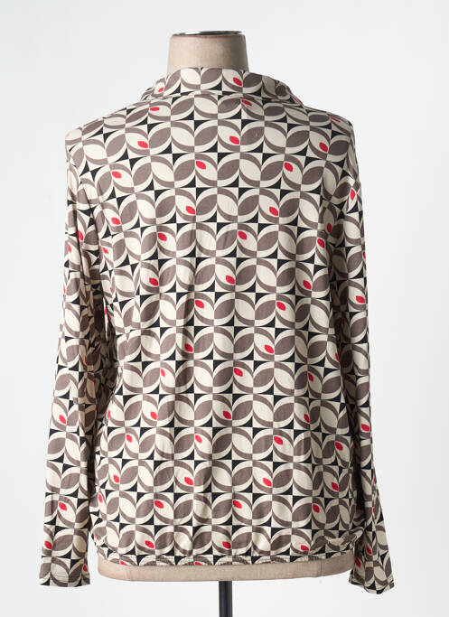 Polo marron FRANK WALDER pour femme