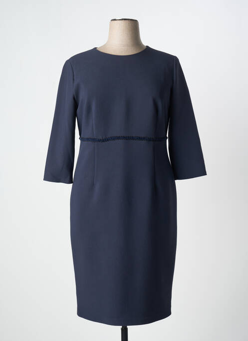 Robe mi-longue bleu ESTEL COLLECTION pour femme