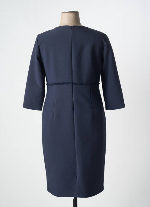 Robe mi-longue bleu ESTEL COLLECTION pour femme