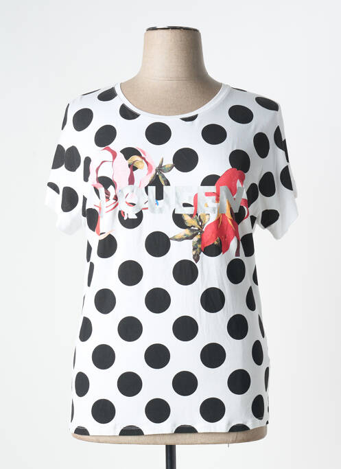 T-shirt blanc JEI'S BY LETIZIA DENARO pour femme