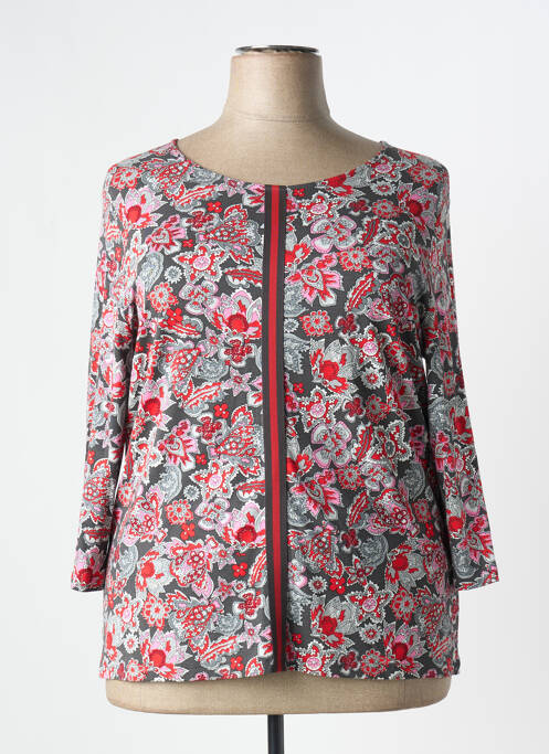 T-shirt rouge FRANK WALDER pour femme