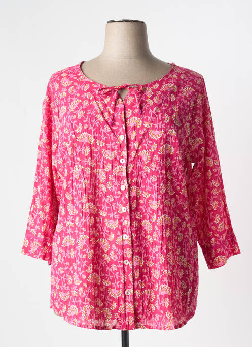 Tunique manches longues rose AGATHE & LOUISE pour femme