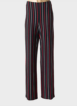 Pantalon droit stretch taille normale noir FRANK LYMAN femme