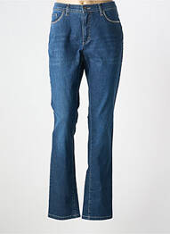 Jeans coupe droite stretch taille normale bleu SAINT HILAIRE femme