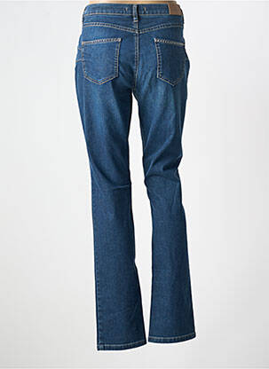 Jeans coupe droite stretch taille normale bleu SAINT HILAIRE femme