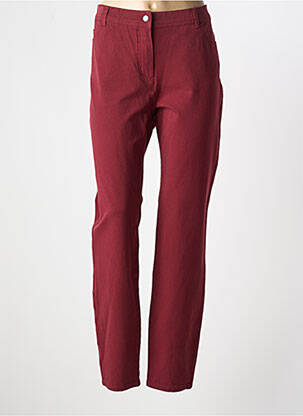 Pantalon droit stretch taille normale violet OLSEN femme