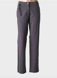 Pantalon droit stretch taille normale gris OLSEN femme