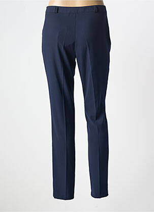 Pantalon slim tissage popeline taille normale bleu DIVAS femme