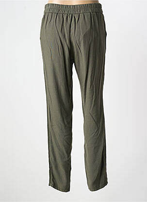 Pantalon droit tissage popeline taille normale vert TUZZI femme