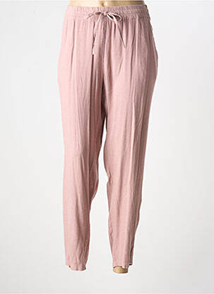 Pantalon slim taille élastique taille normale rose STARK femme