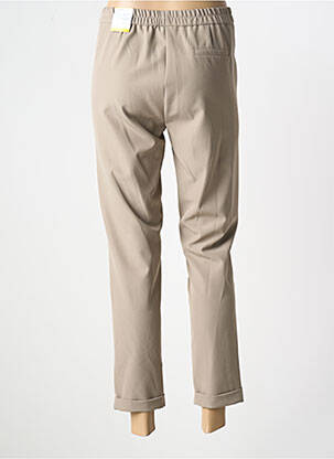 Pantalon 7/8 stretch taille normale beige FRANK WALDER femme