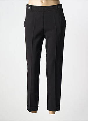 Pantalon 7/8 stretch taille normale noir PAZ TORRAS femme