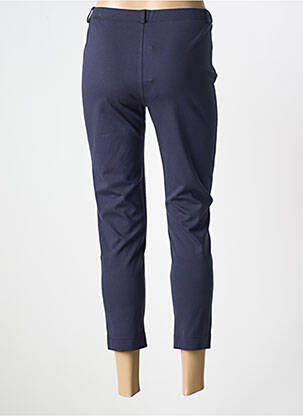 Pantalon 7/8 stretch taille normale bleu HAJO femme