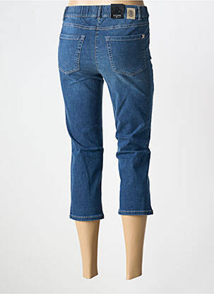 Pantacourt stretch taille normale bleu STARK femme
