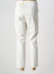 Pantalon 7/8 blanc FRANK WALDER pour femme seconde vue