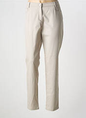 Pantalon droit beige DIVAS pour femme seconde vue