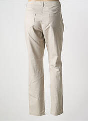 Pantalon droit beige DIVAS pour femme seconde vue