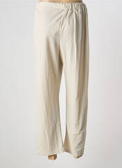Pantalon droit beige WNT COLLECTION pour femme seconde vue