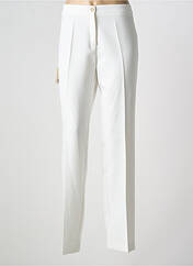 Pantalon droit blanc PAZ TORRAS pour femme seconde vue