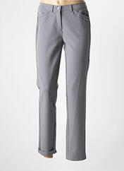 Pantalon droit gris FRANK WALDER pour femme seconde vue