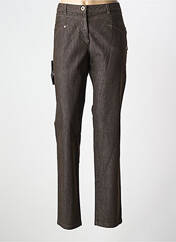 Pantalon droit marron PAZ TORRAS pour femme seconde vue