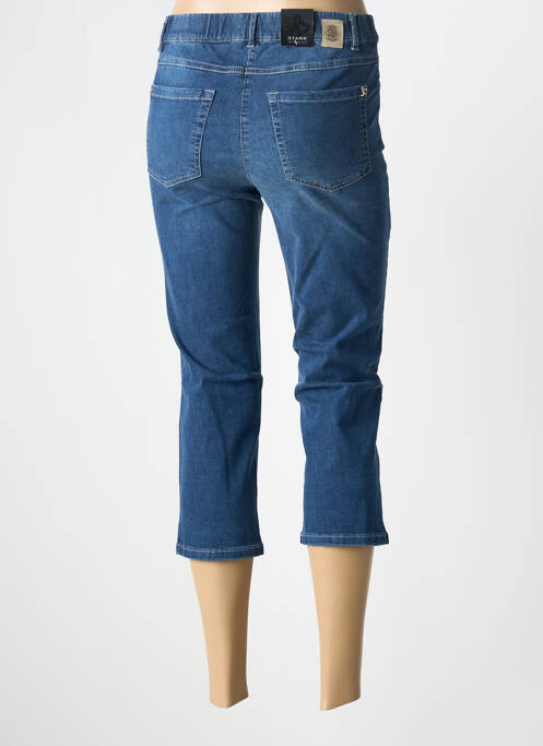 Pantacourt stretch taille normale bleu STARK femme