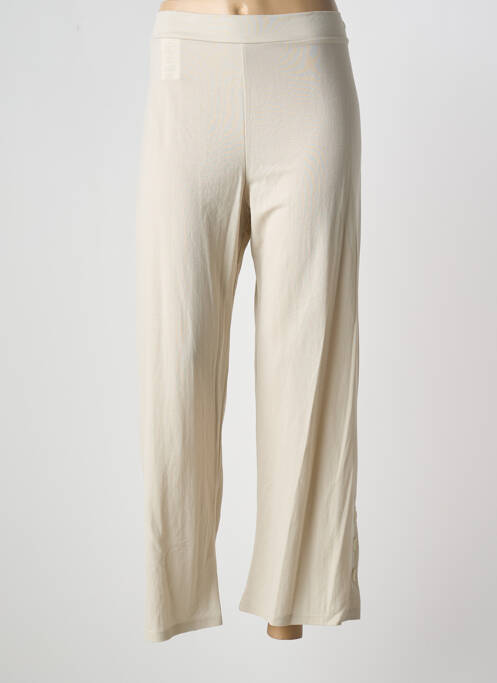 Pantalon droit beige WNT COLLECTION pour femme