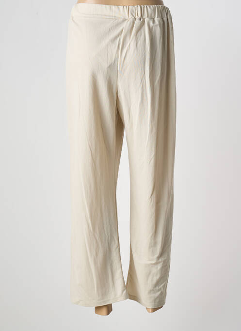 Pantalon droit beige WNT COLLECTION pour femme