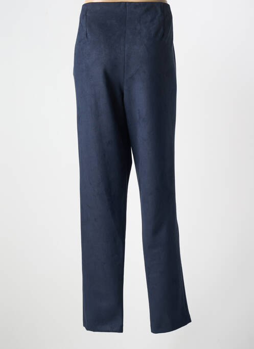 Pantalon droit bleu FRANCE RIVOIRE pour femme