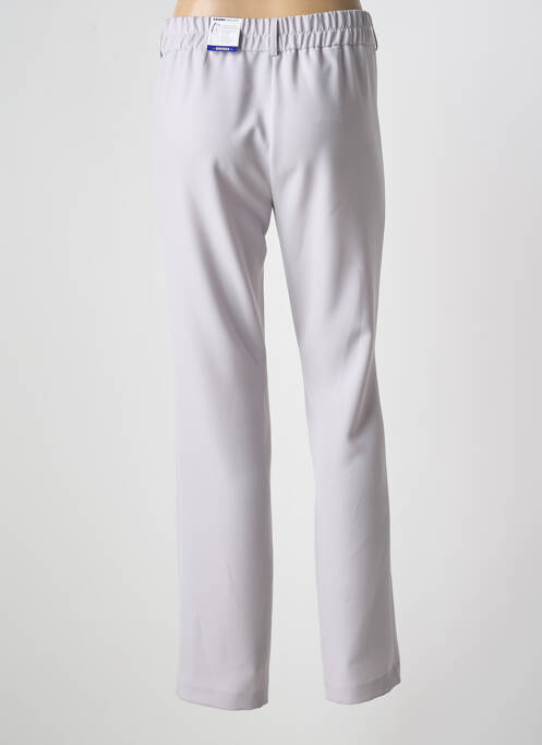 Pantalon droit gris FRANK WALDER pour femme