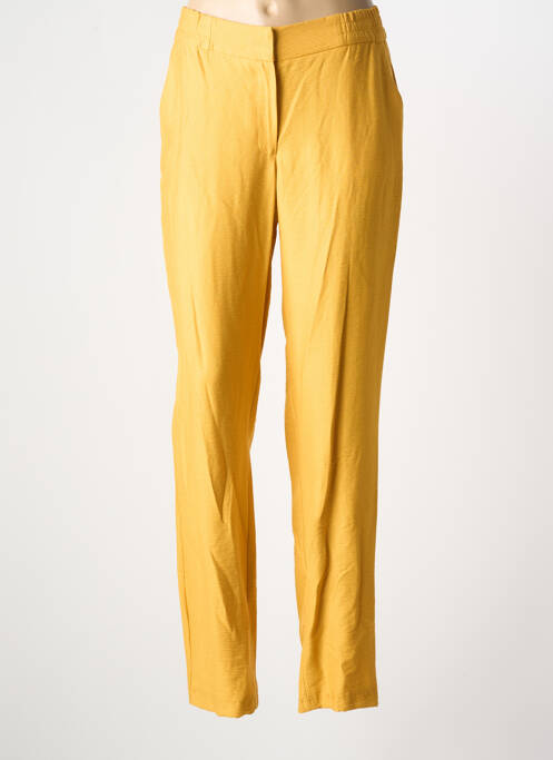 Pantalon droit jaune MERI & ESCA pour femme