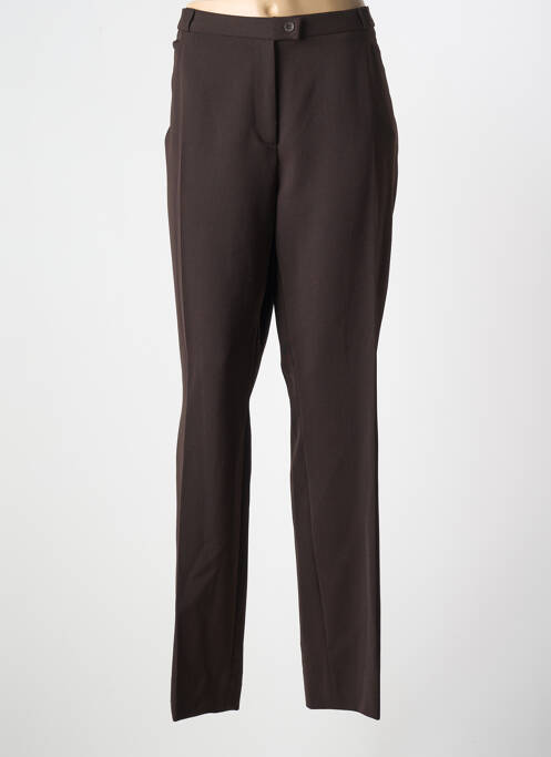 Pantalon droit marron QUATTRO pour femme