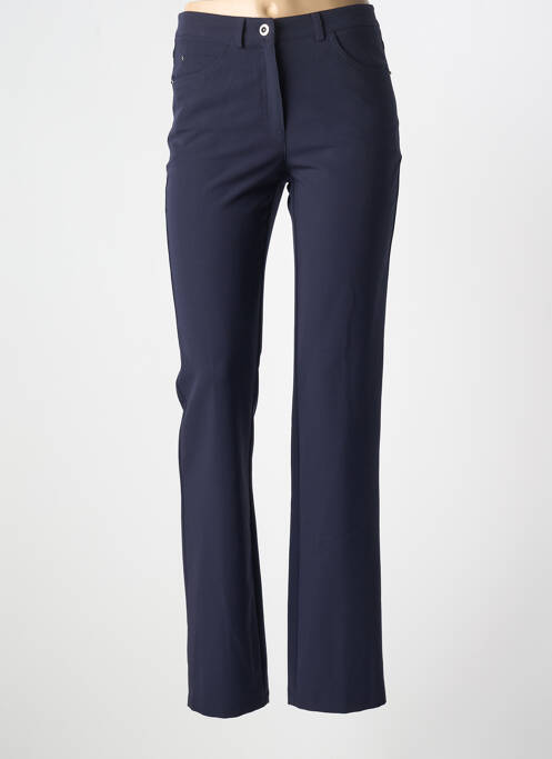 Pantalon slim bleu PAZ TORRAS pour femme