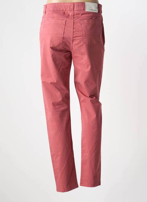 Pantalon slim rose ANDAM pour femme