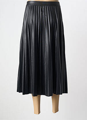 Jupe mi-longue stretch noir FRANK LYMAN femme
