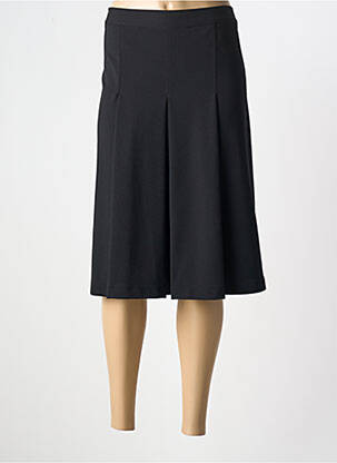 Jupe mi-longue stretch noir ELEONORA AMADEI femme