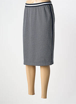 Jupe mi-longue stretch bleu RABE femme