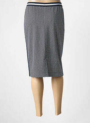 Jupe mi-longue stretch bleu RABE femme