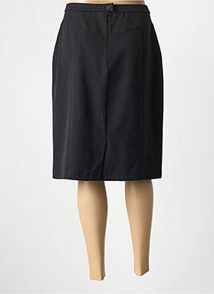 Jupe mi-longue stretch noir FRANCE RIVOIRE femme