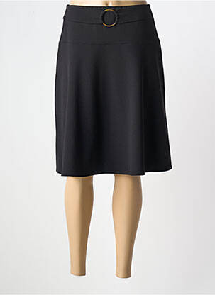 Jupe mi-longue stretch noir MERI & ESCA femme
